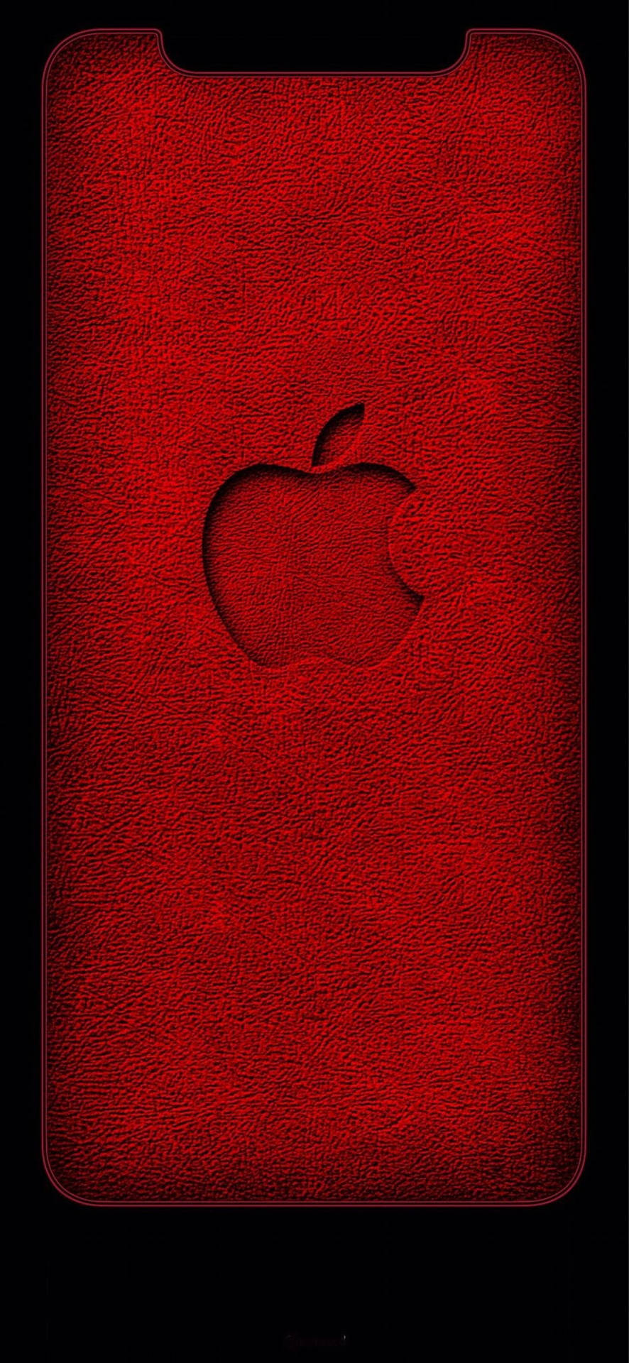Iphone Xr Red Home Screen Wallpaper