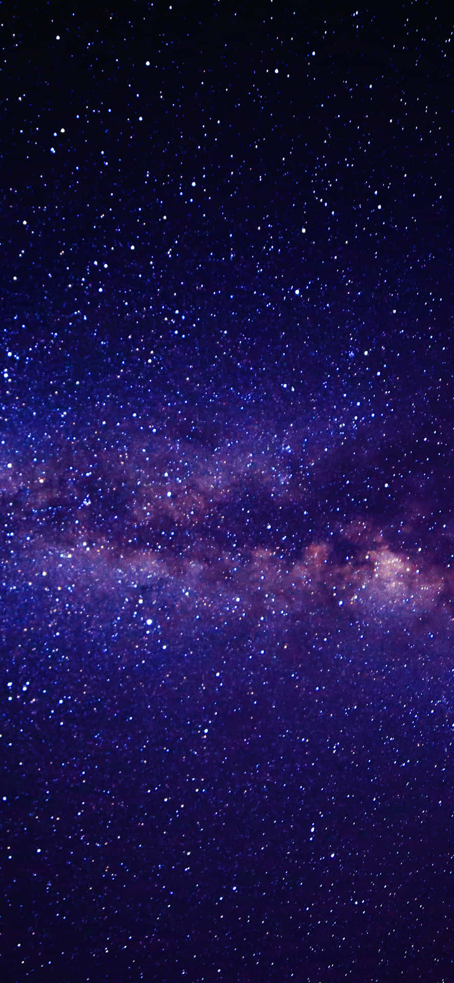 Iphone Xr Space Purple Stars Wallpaper