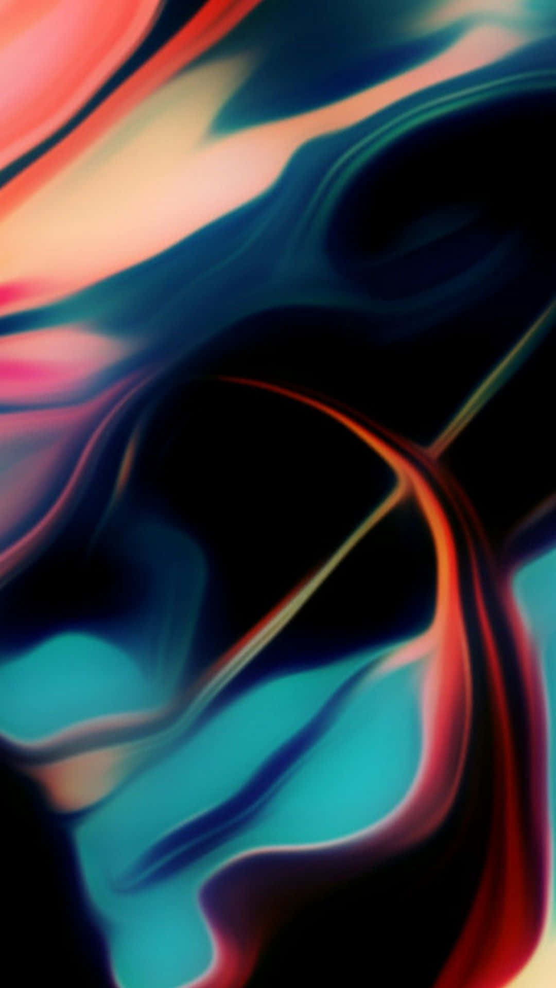 Iphonexr Lager Gemischte Farben Digitale Kunst Wallpaper