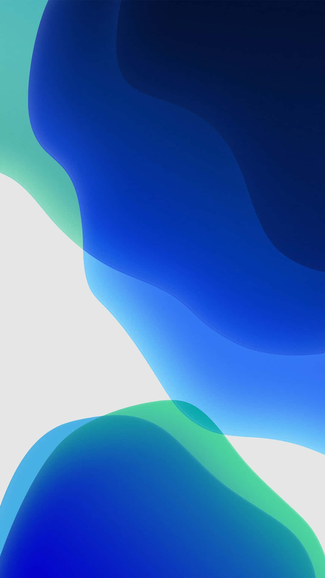 Iphonexr In Standard Blau, Grün Und Weiß Wallpaper