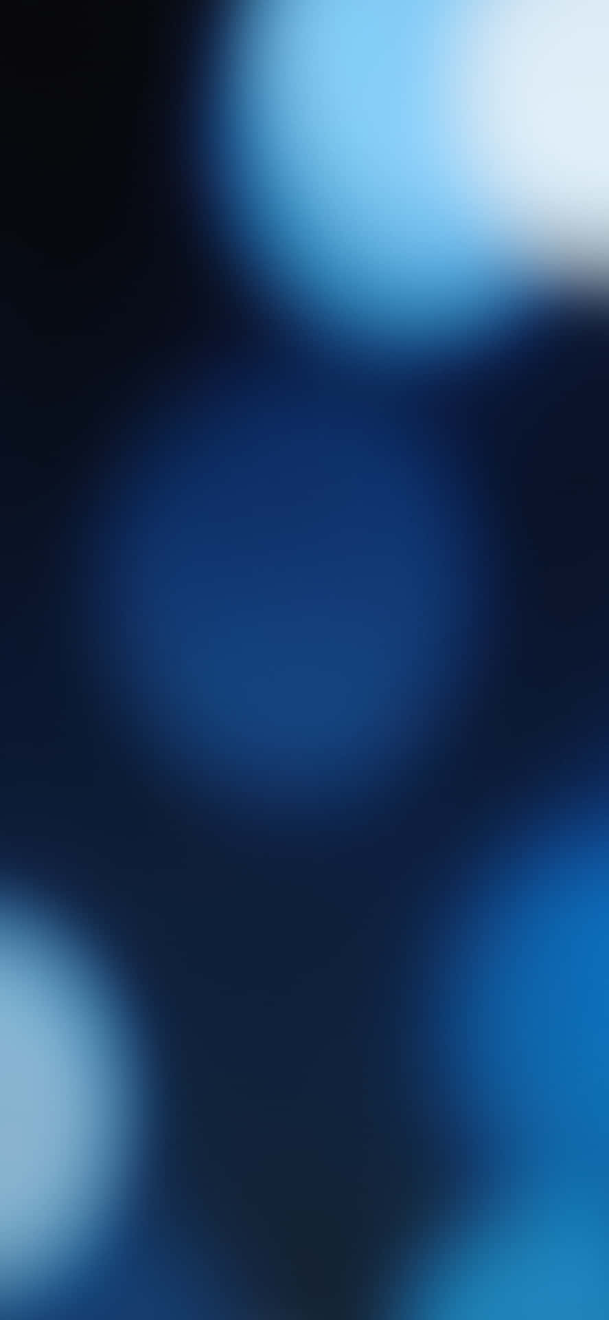 Iphone Xr Stock Bokeh Blue Blur Effect Wallpaper