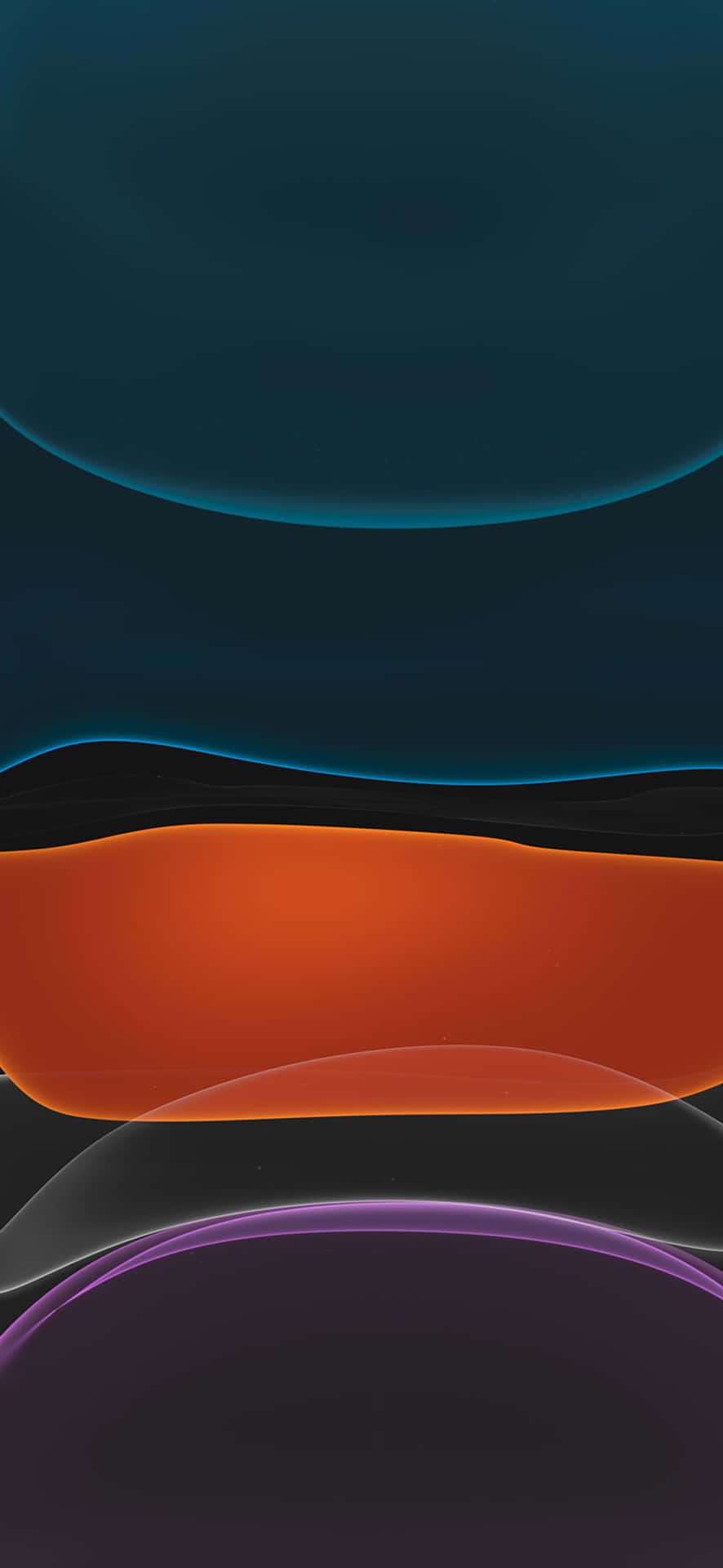 Capasde Colores Oscuros Con Estampado De Blobs Para El Iphone Xr. Fondo de pantalla