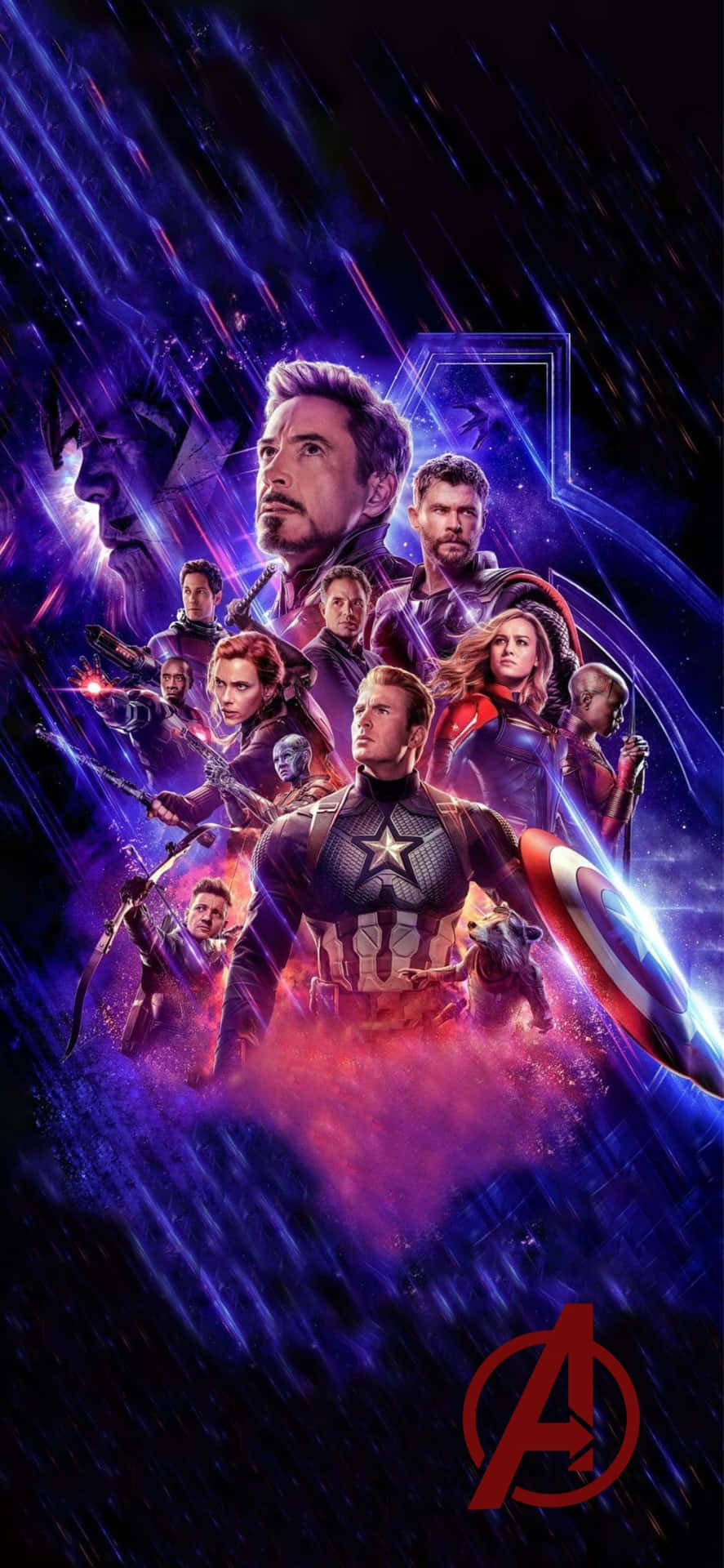 Iphonesxs Avengers-bakgrund, Fan Gjord Konst.