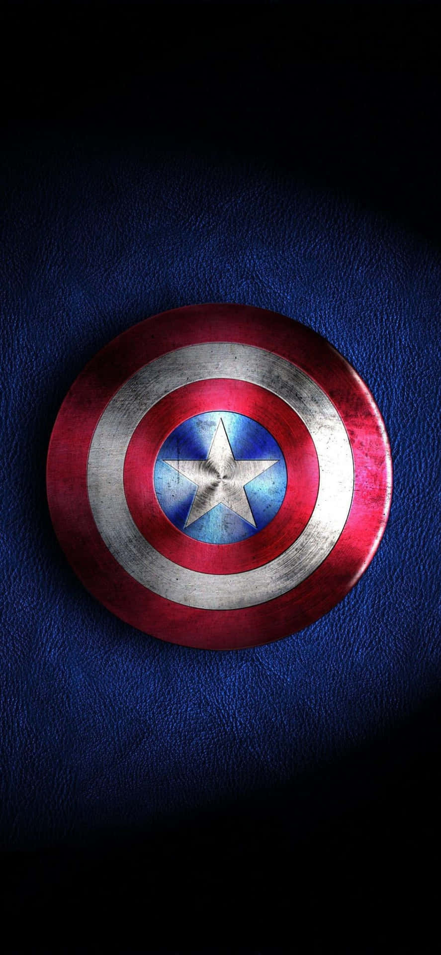 Fondode Pantalla De Avengers Para Iphone Xs Con El Escudo Del Capitán América.