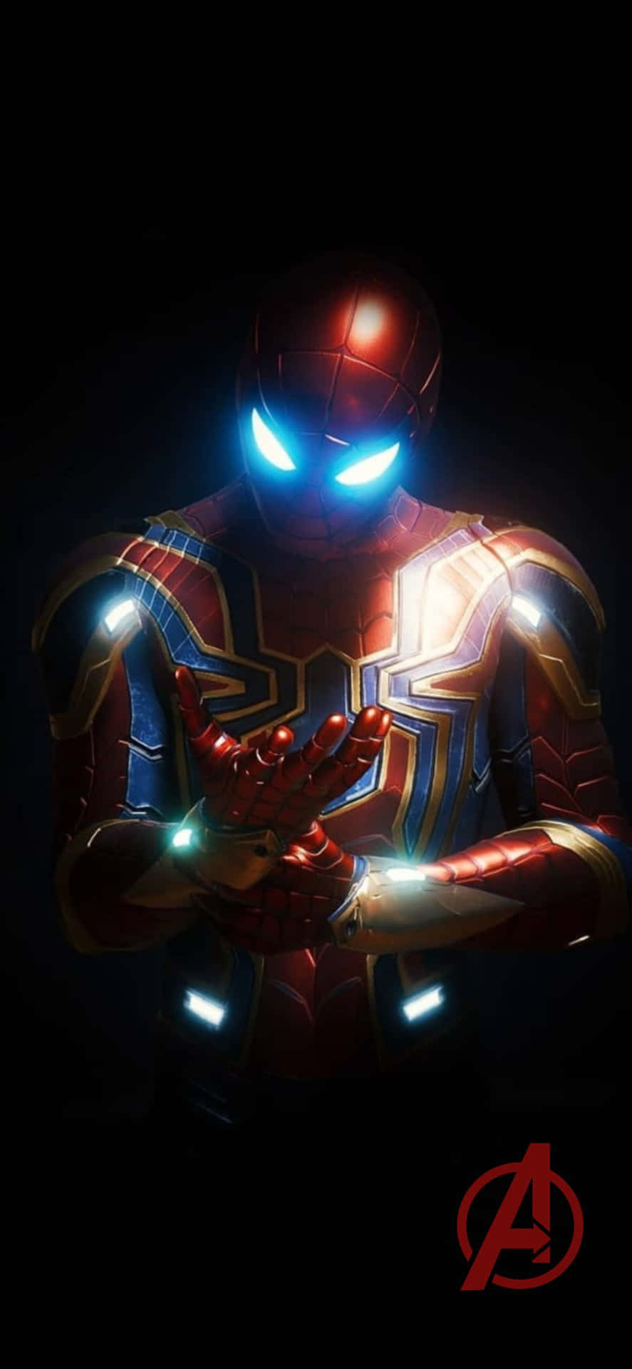 Spider-man Til iPhone XS Avengers Baggrund