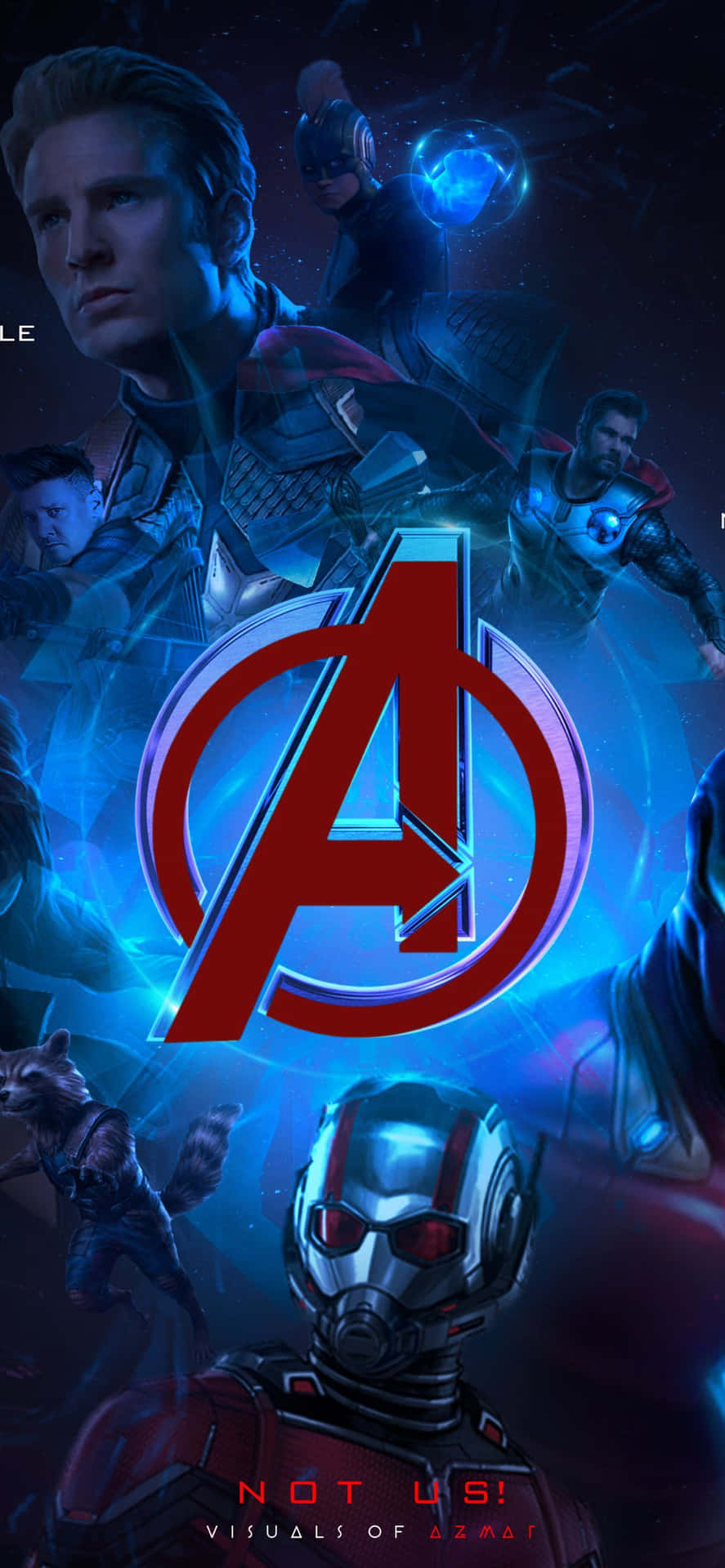 iPhone XS Avengers Background With Ant Man