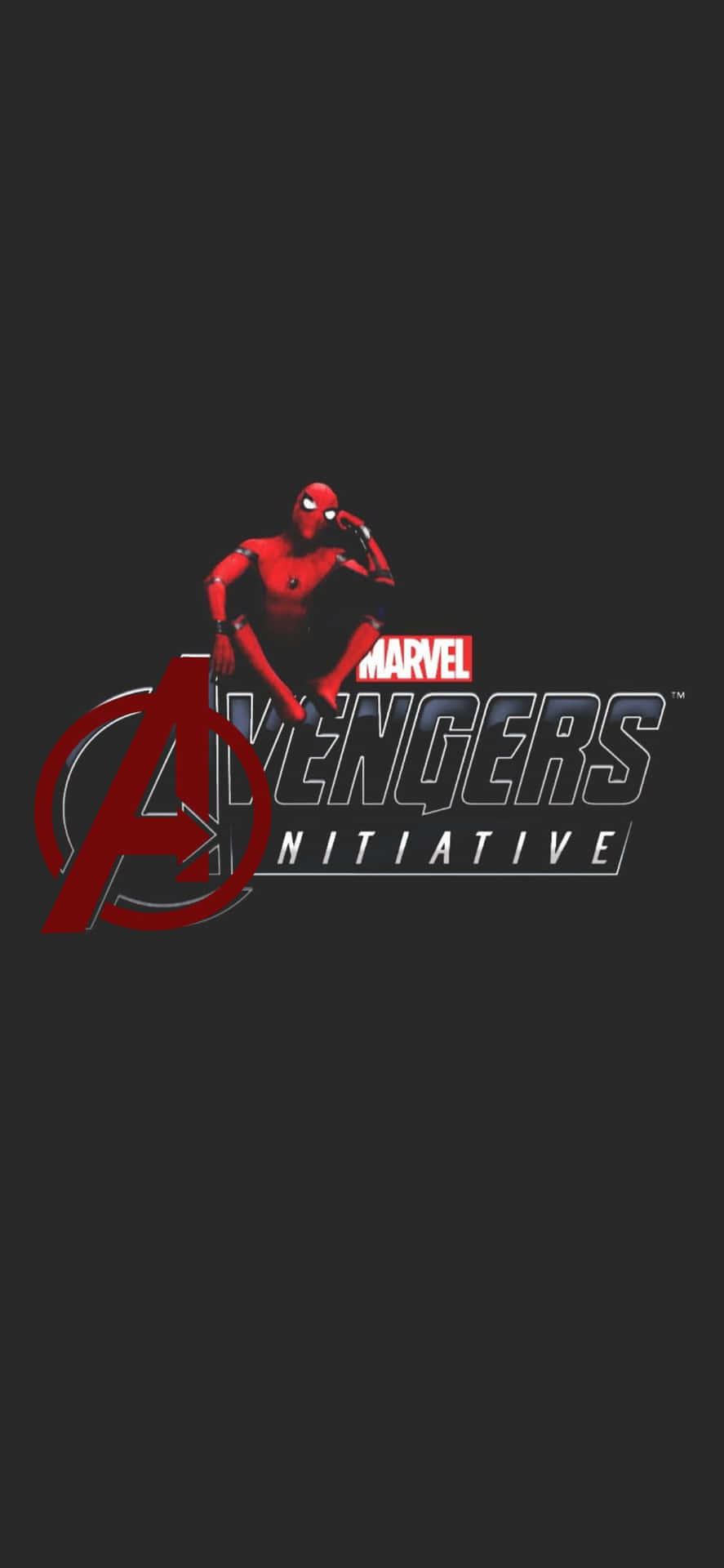 iPhone XS Avengers Initiative Background With Spider-man
