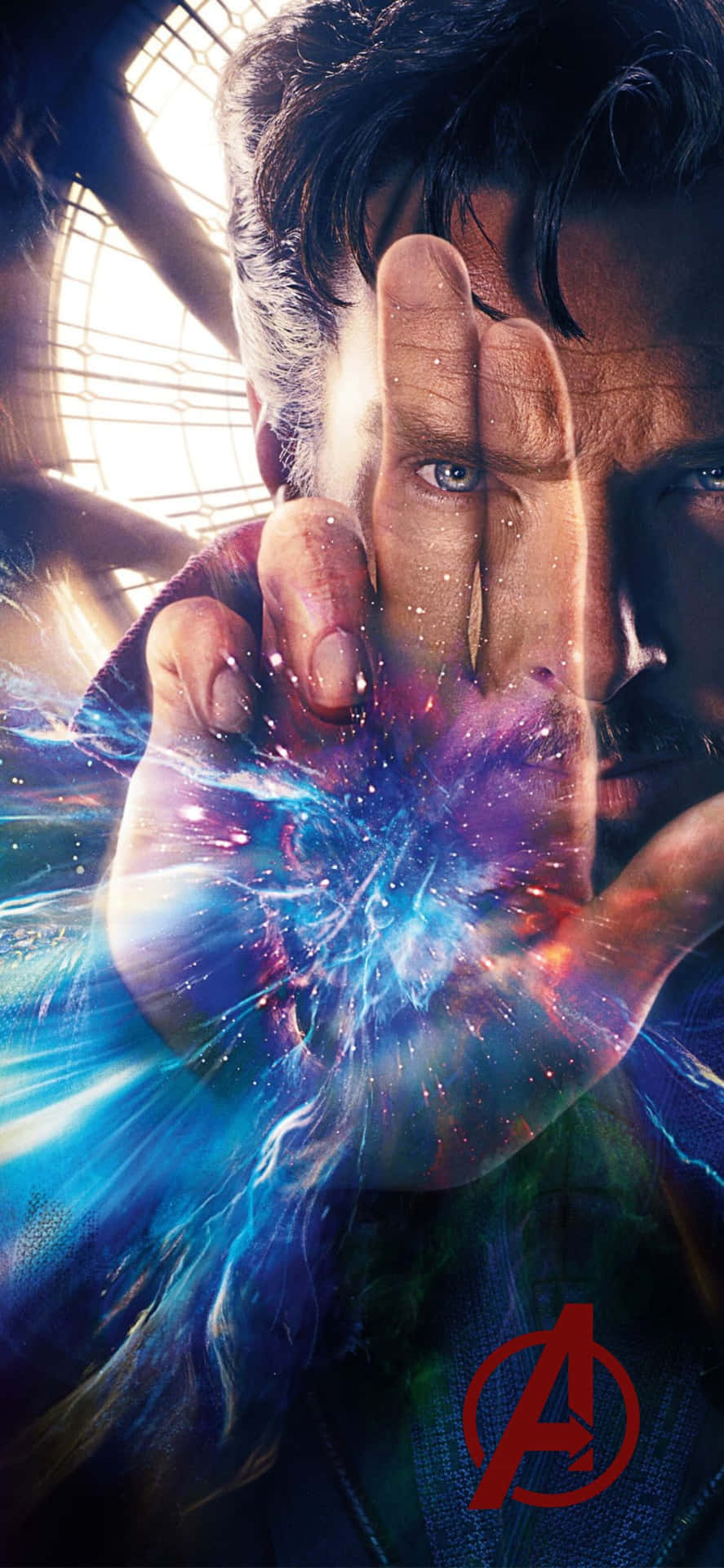 Baggrundsbillede af Doctor Strange til iPhone XS Avengers