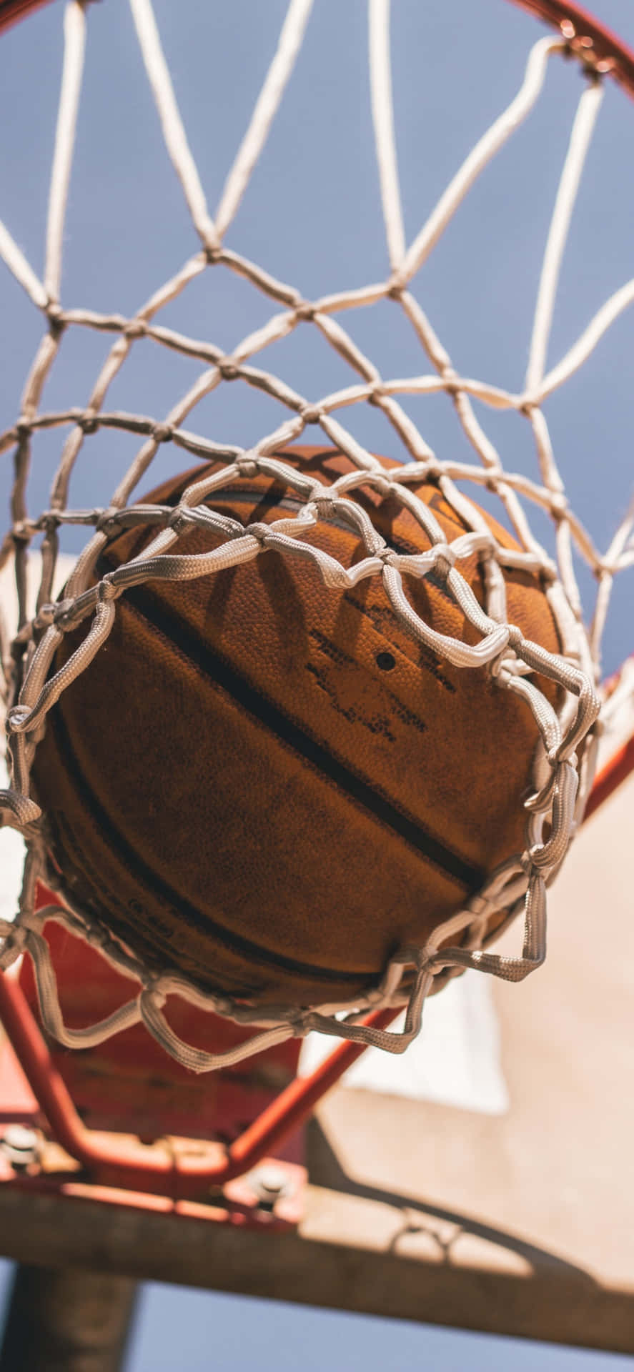 Iphonexs Basketball-netz Hintergrund