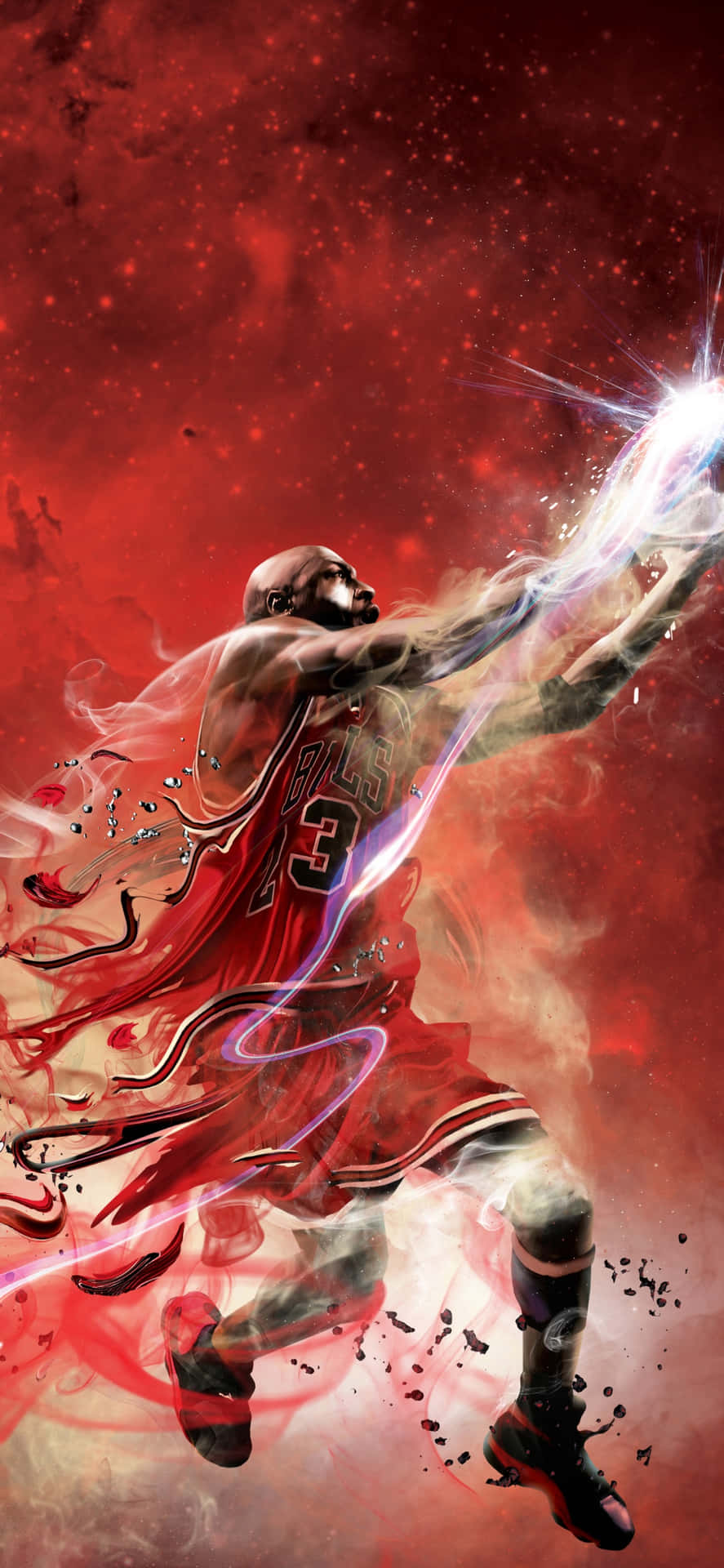 Iphone Xs Basketball Michael Jordan Baggrund