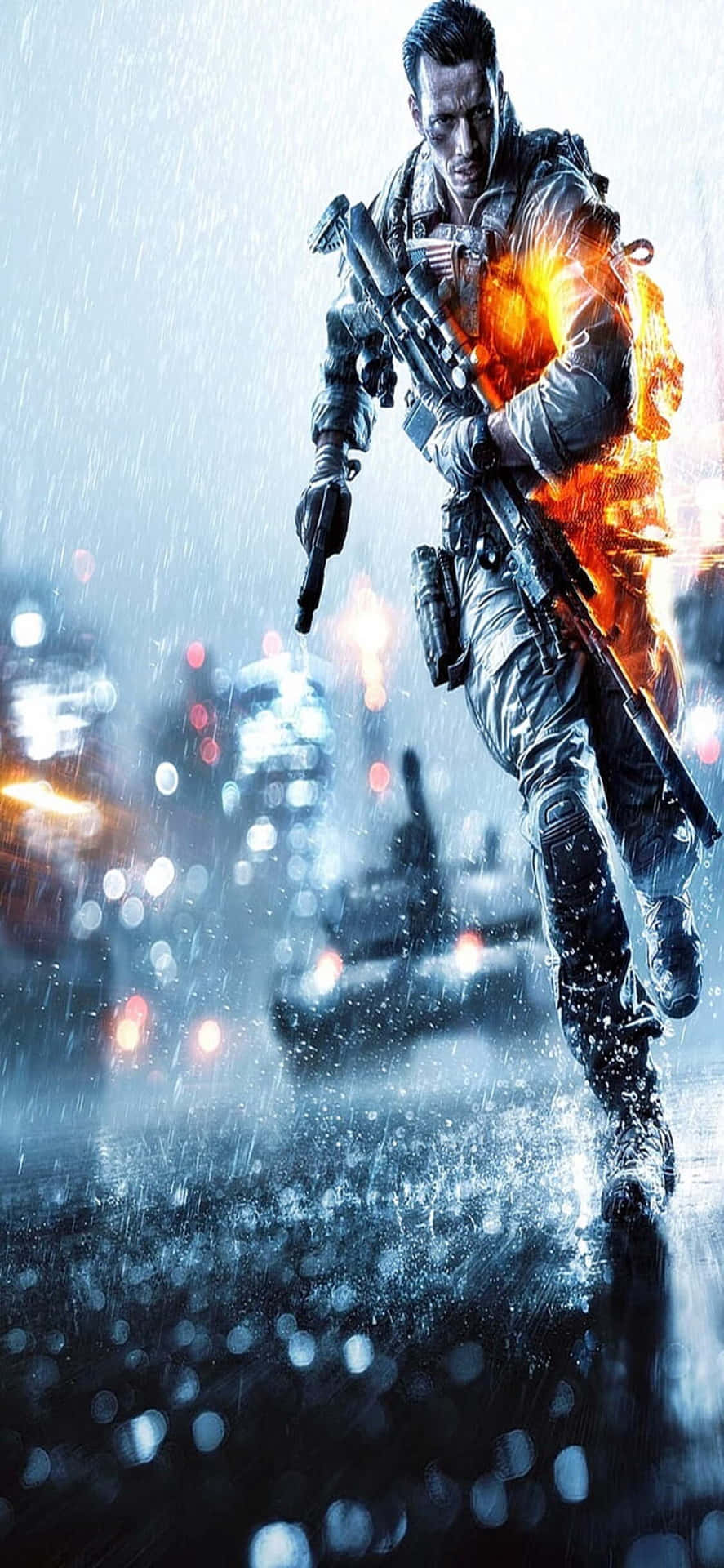 Iphone Xs Battlefield 4 Running Man Background