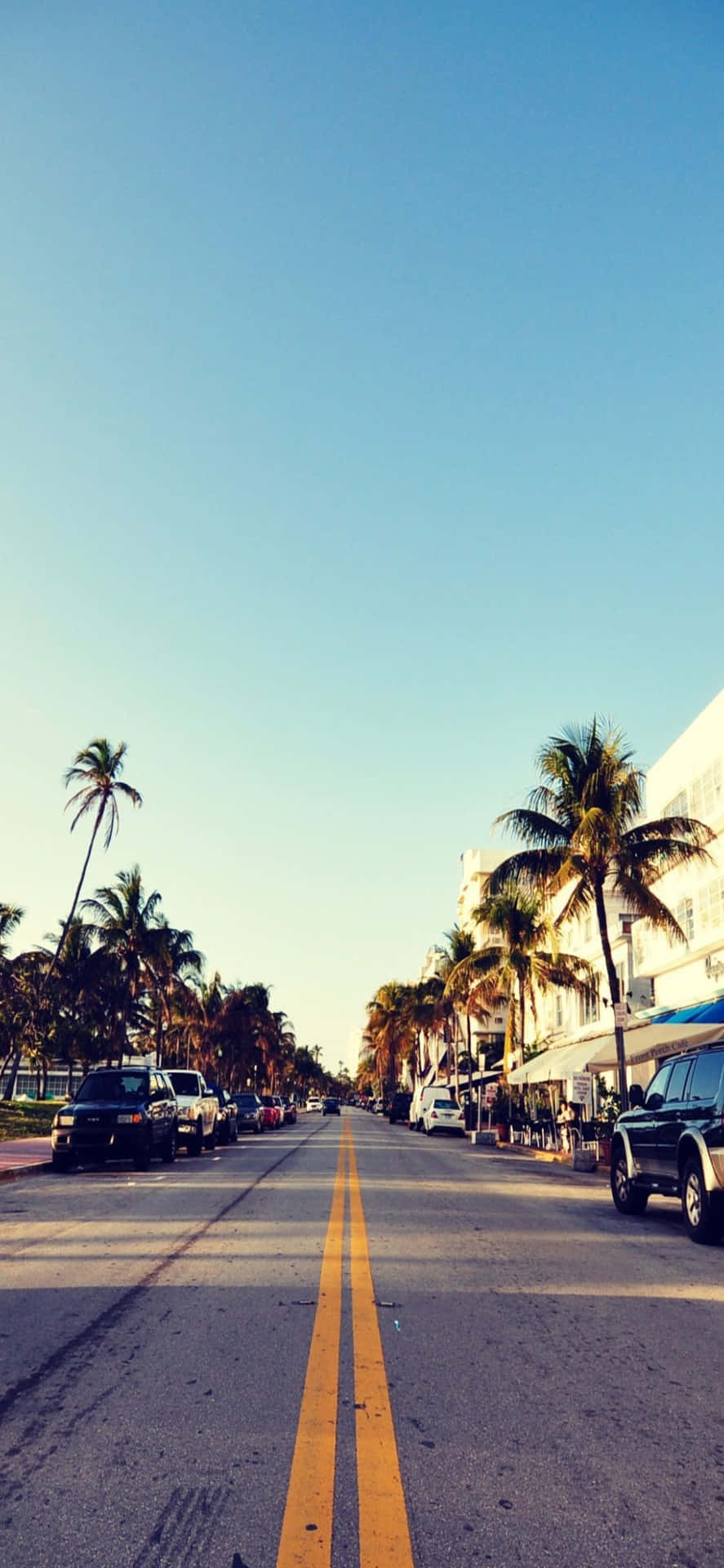 iPhone XS Miami Beach Background