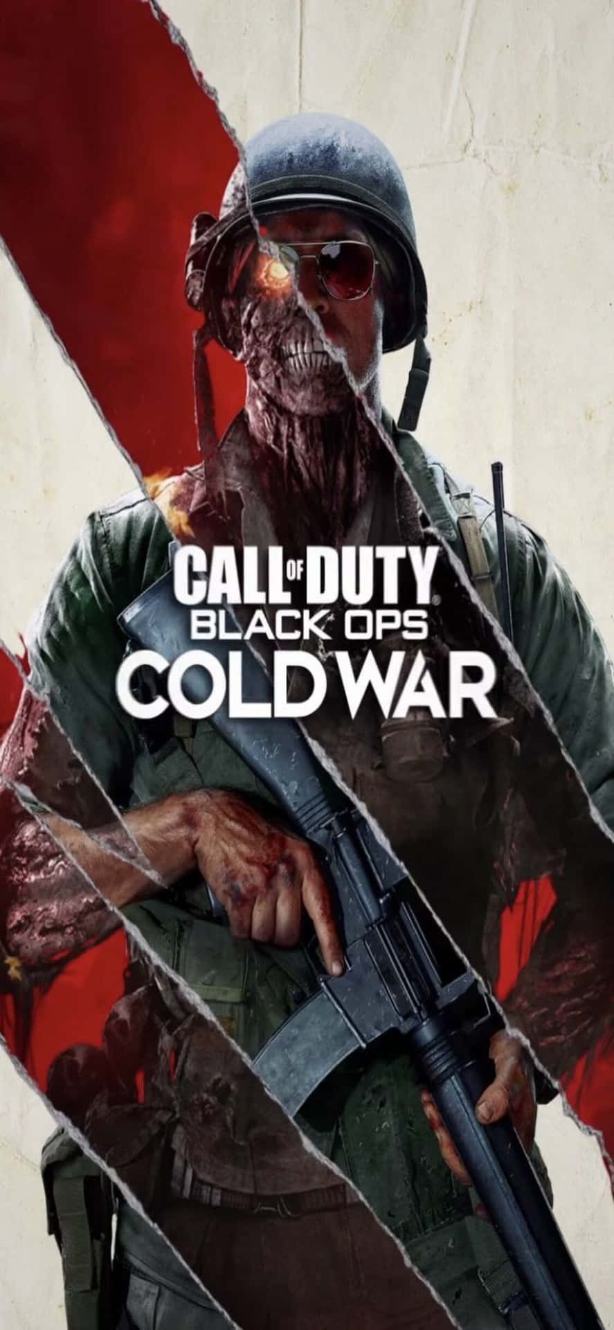 Fondode Pantalla Del Póster De Call Of Duty Black Ops Cold War Zombies Para Iphone Xs.