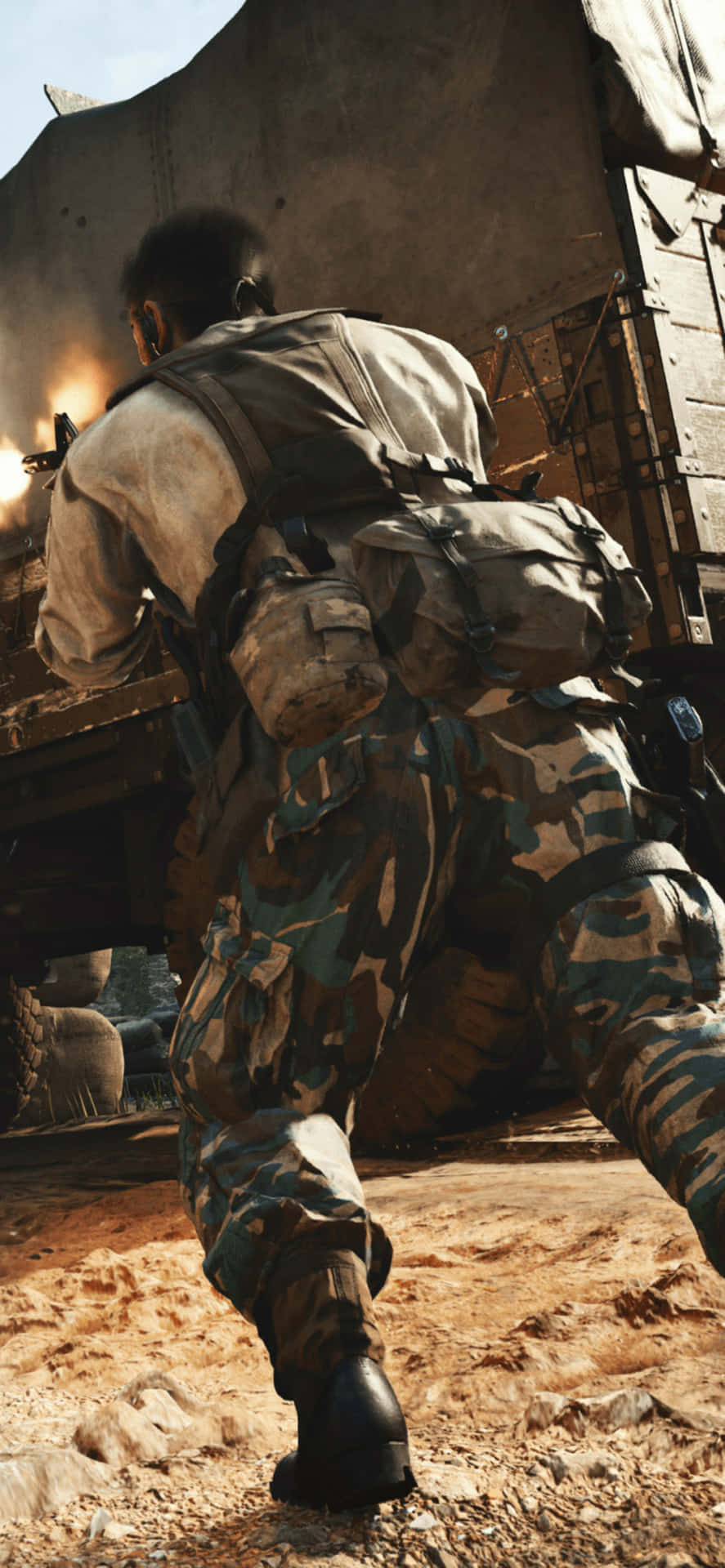 Iphonexs Call Of Duty Black Ops Cold War Promo 15 Bakgrundsbild.