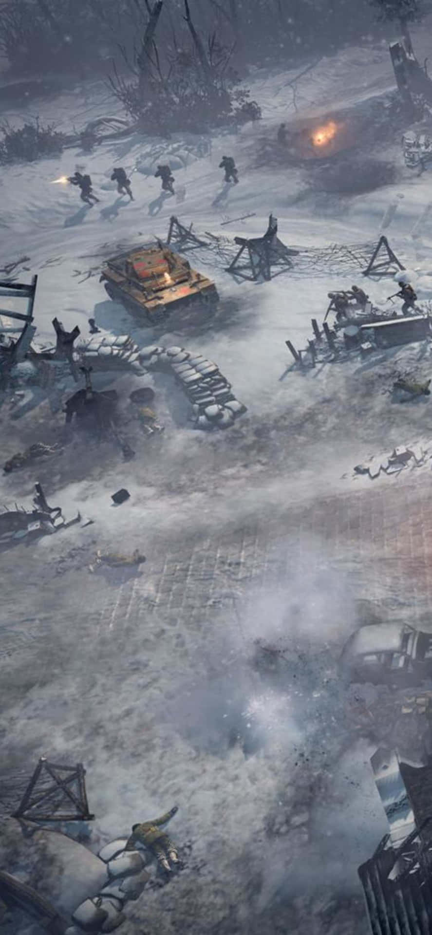 Iphone Xs Company Of Heroes 2 Background Aerial Field
