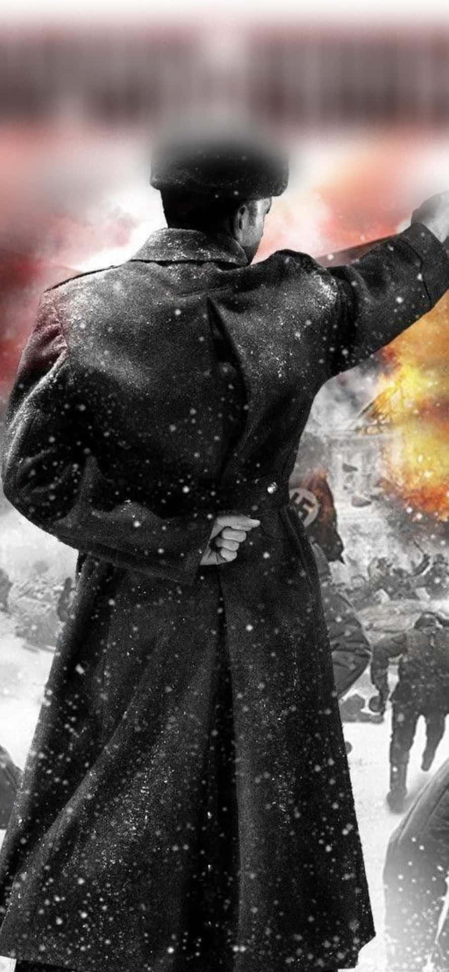 Iphone Xs Company Of Heroes 2 Background Pointing Man