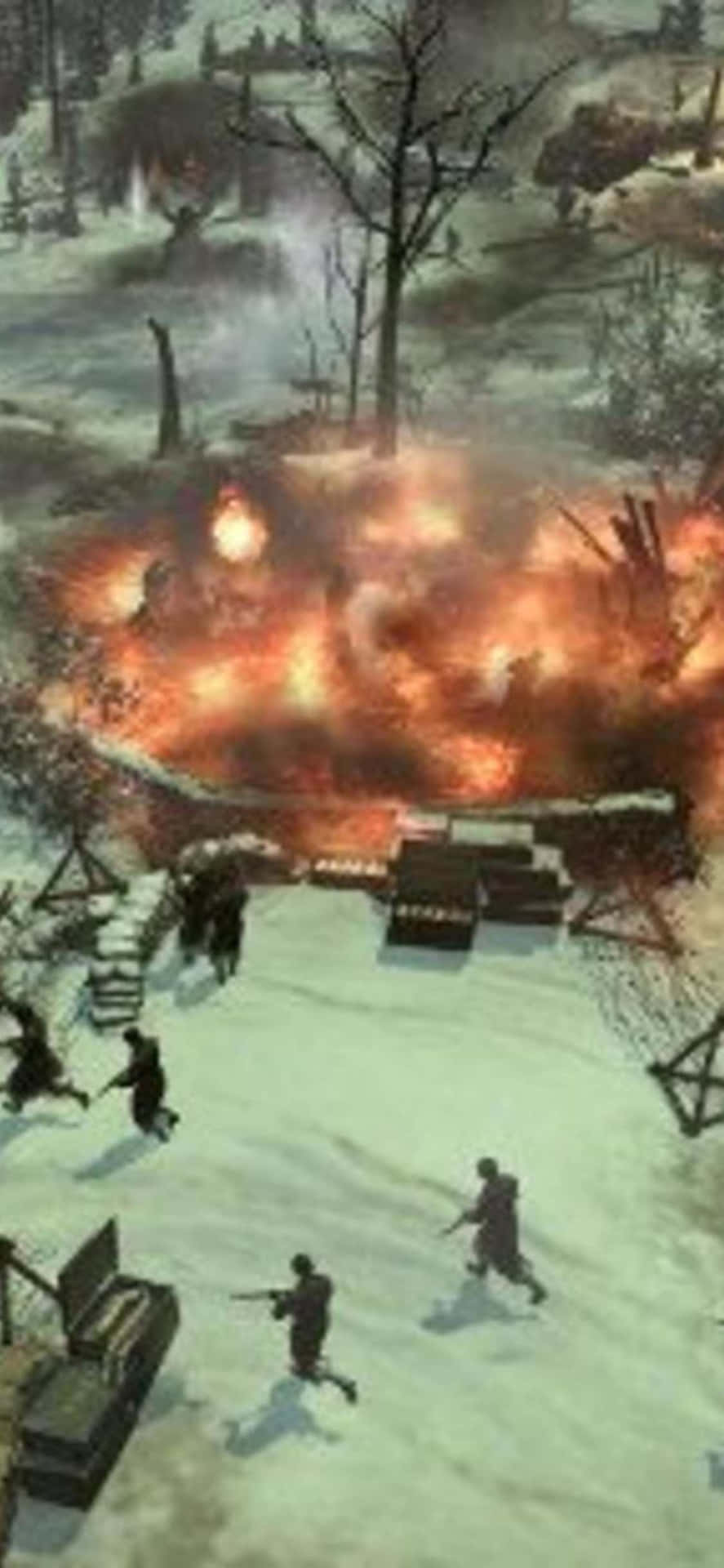 Iphone Xs Company Of Heroes 2 Background Burning Field