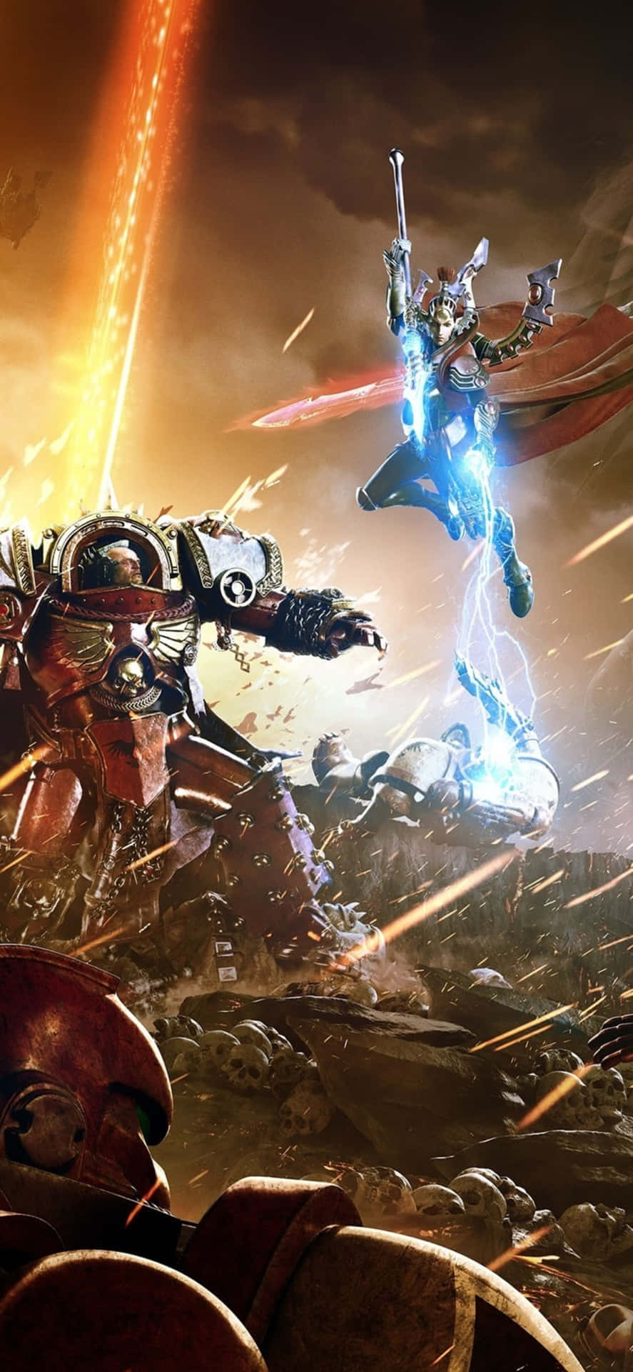 Join the battle with the Iphone XS and Dawn Of War III
