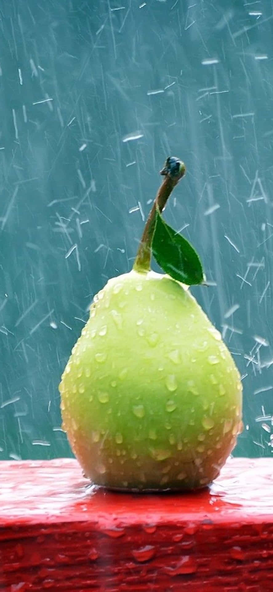 Iphone Xs Desktop Pc Pear Rain Background