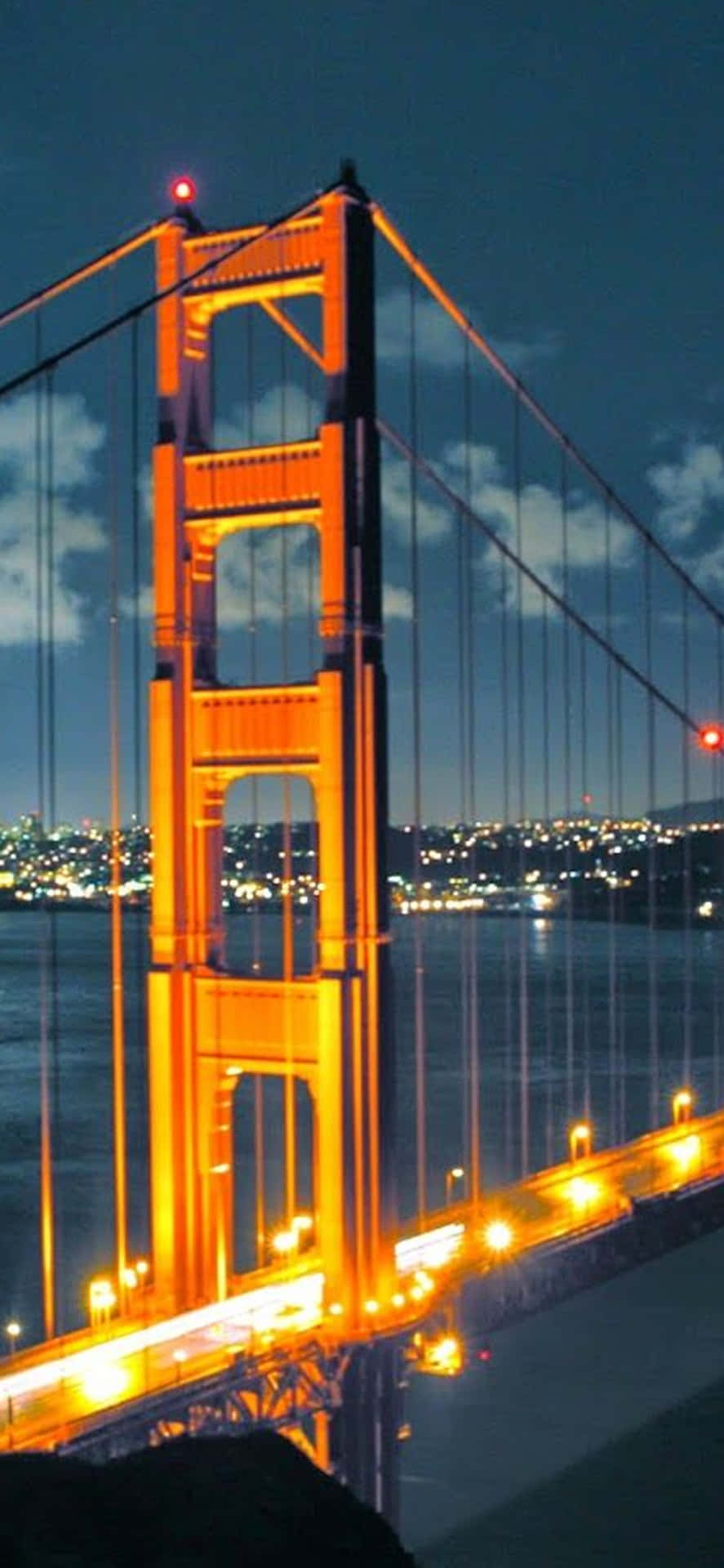 Iphonexs Skrivbordsdator Golden Gate Bridge Bakgrund.