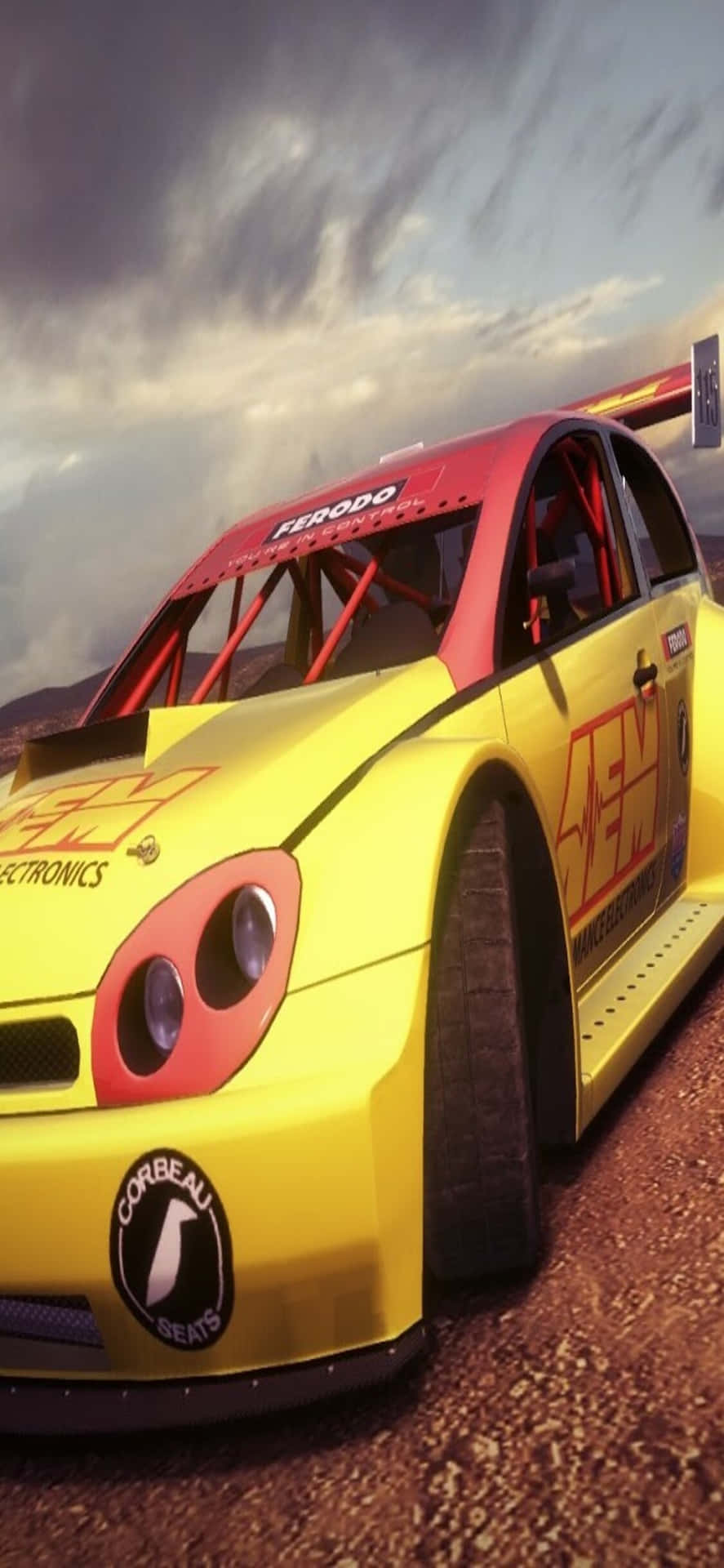 Experience the excitement of dirt showdown with your Iphone Xs