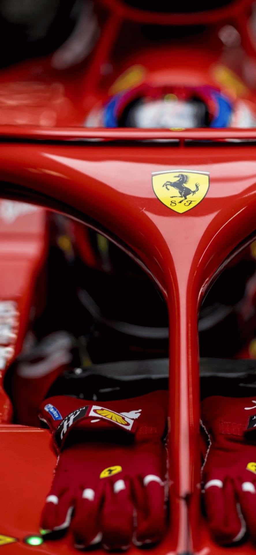 Scuderia Ferrari Logo Iphone Xs F1 2018 Background