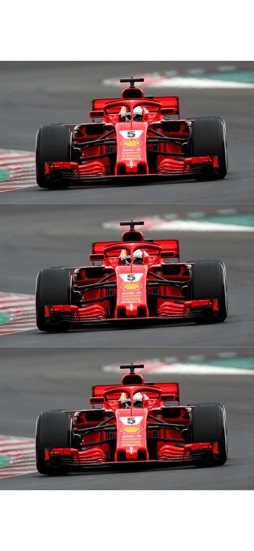 Layered Ferrari Iphone Xs F1 2018 Background