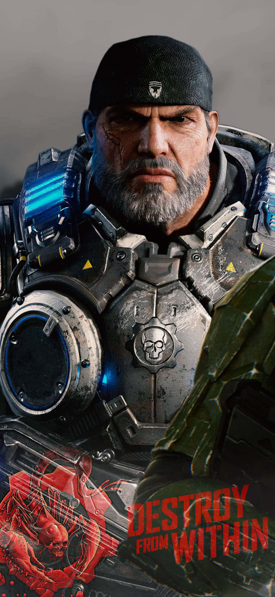 Marcusfenix Porträt Iphone Xs Hintergrundbild Gears Of War 5