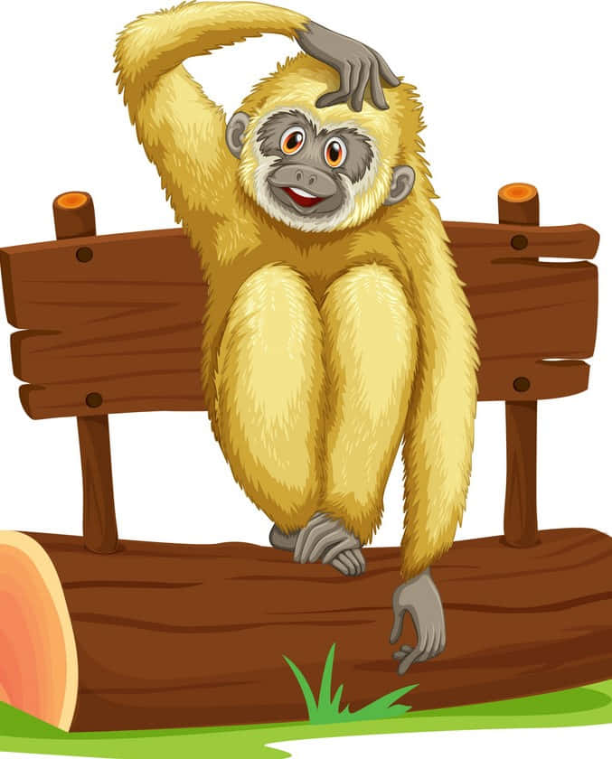 Sfondovettoriale Gibbone Per Iphone Xs