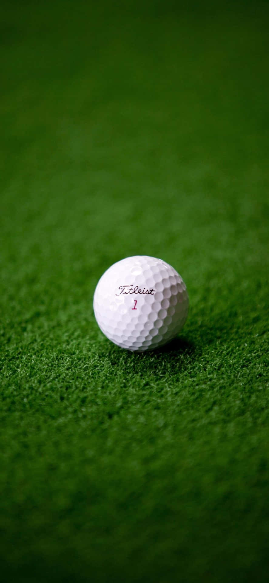 Iphone Xs Golf Background With A Golf Ball Background