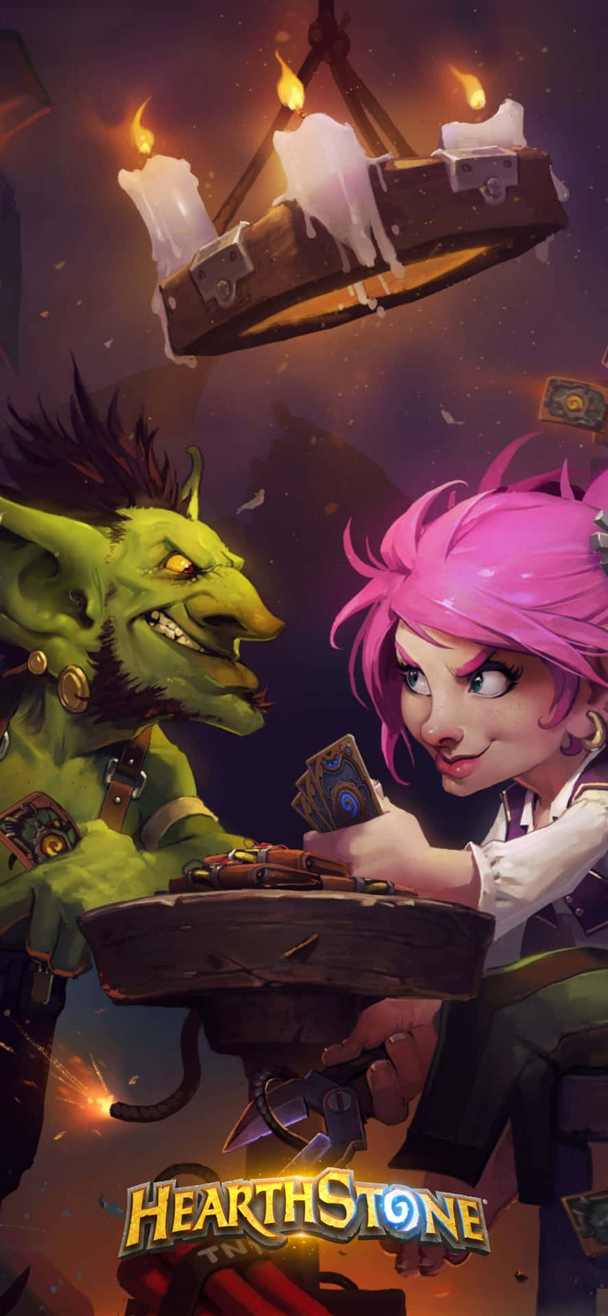 Goblin And Gnome iPhone XS Hearthstone Background