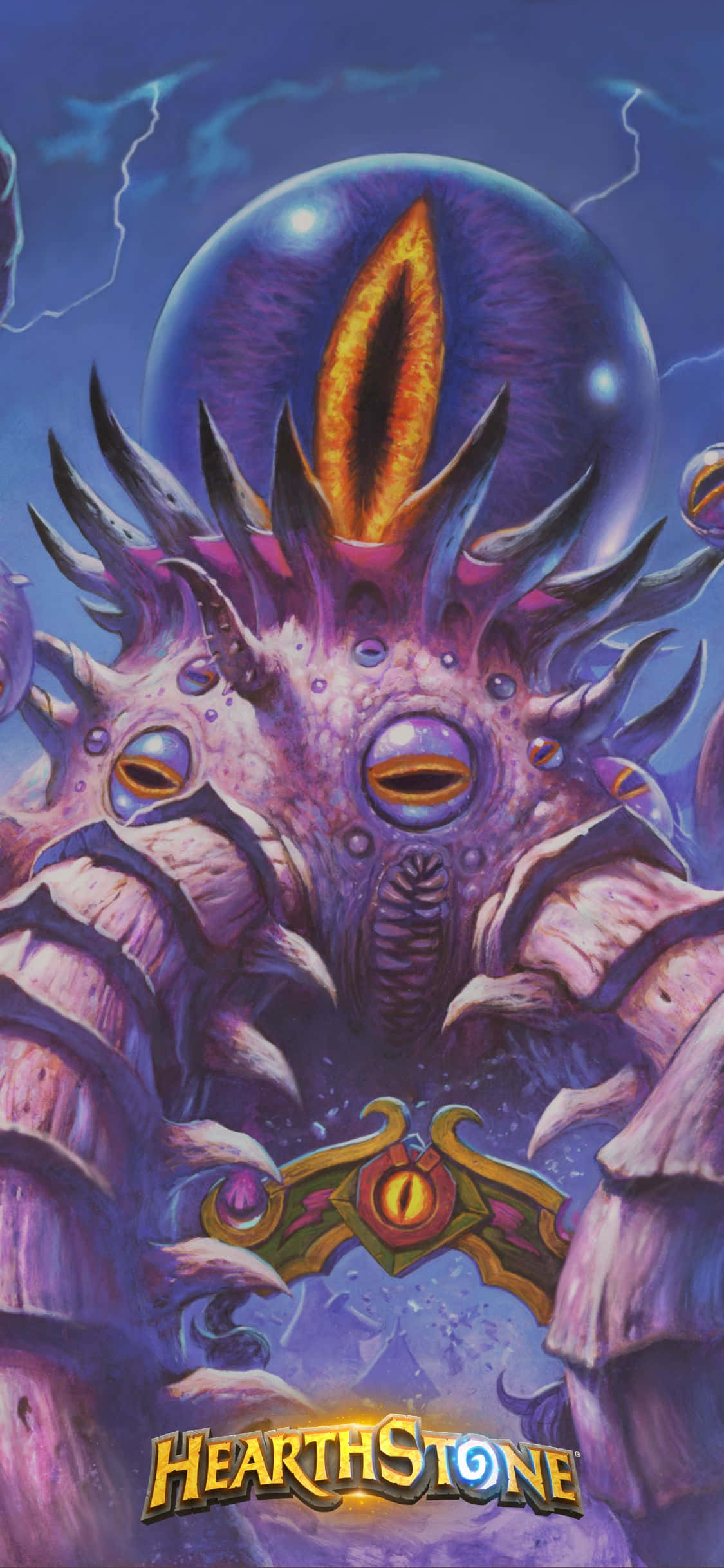C'Thun the Shattered iPhone XS Hearthstone Background