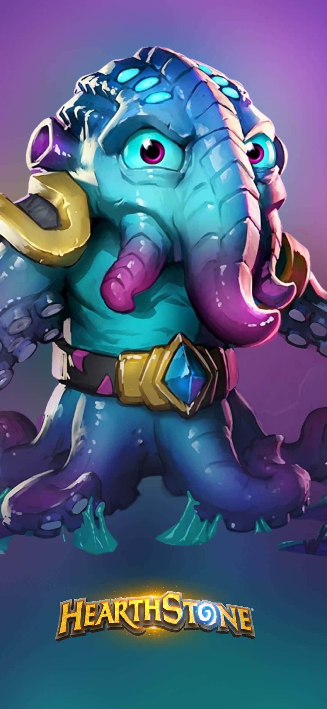 Spawn Of N'Zoth iPhone XS Hearthstone Background