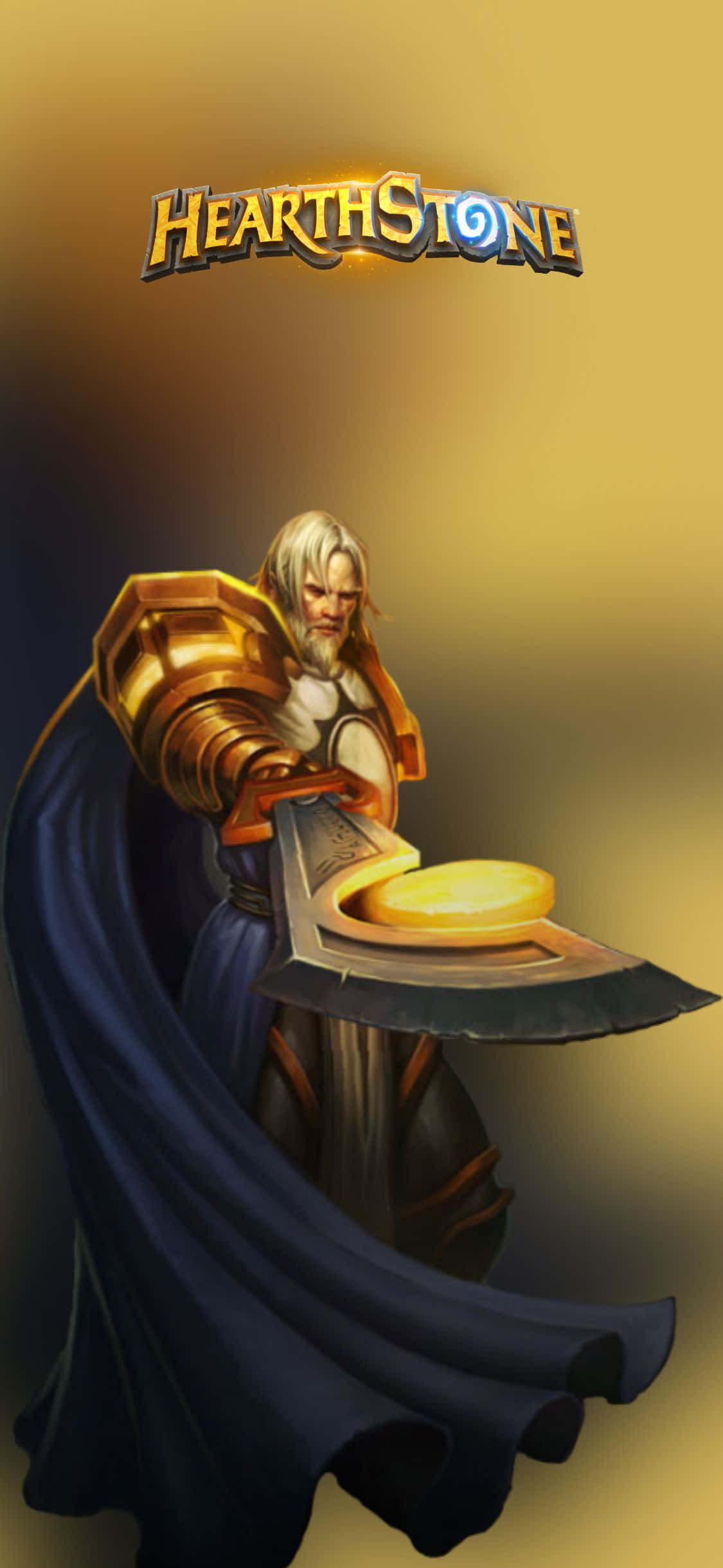 Tirion Fordring iPhone XS Hearthstone Background