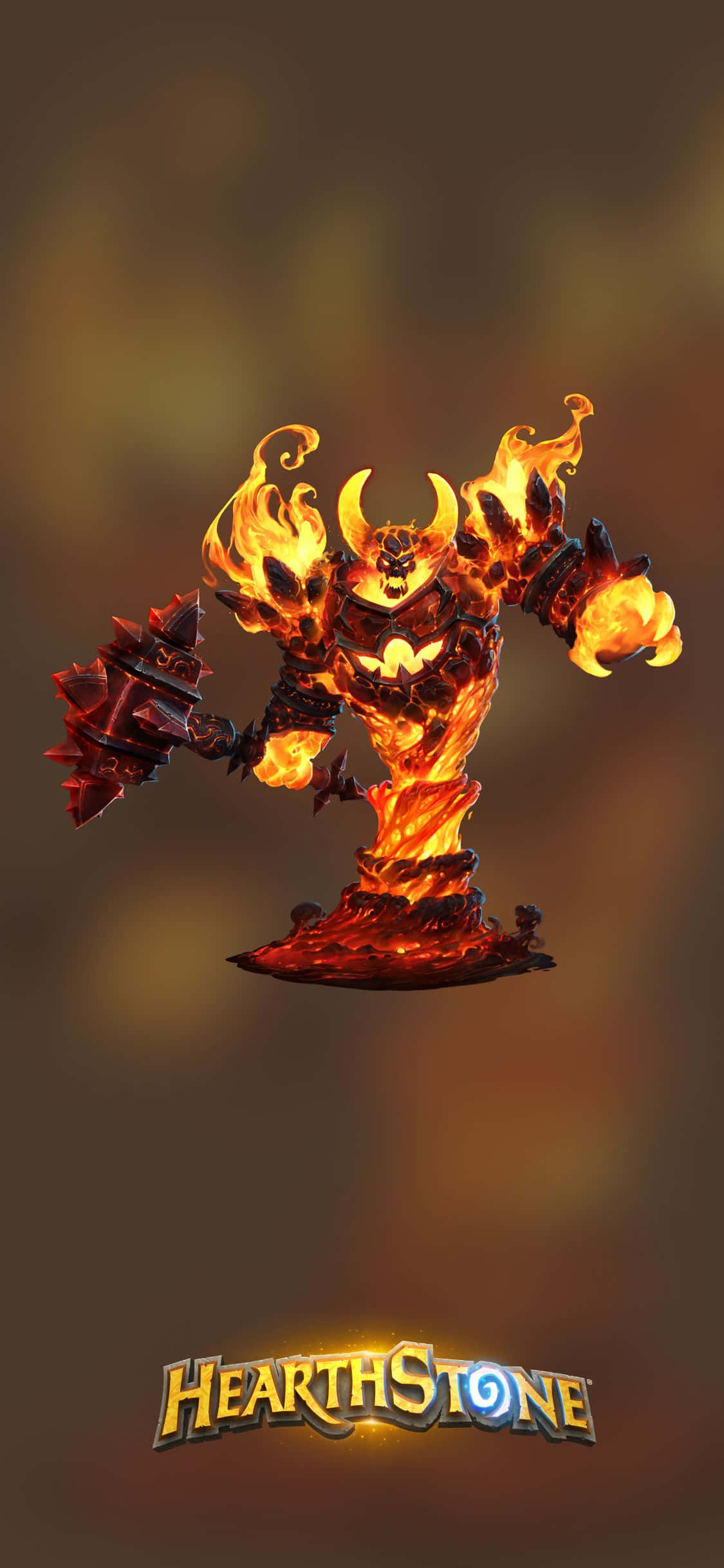 Ragnaros The Firelord Iphone Xs Hearthstone Background