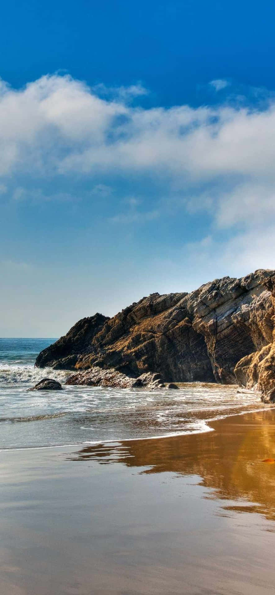 Genießensie Eine Wunderschöne Meeresansicht Mit Ihrem Iphone Xs Malibu.