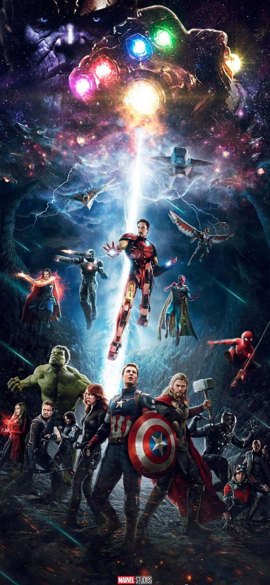 Avengers Cool Graphic iPhone XS Marvel Background