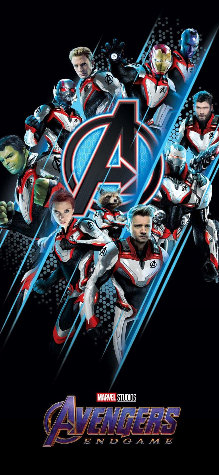Heldentragen Quantum-anzug Iphone Xs Marvel Hintergrund