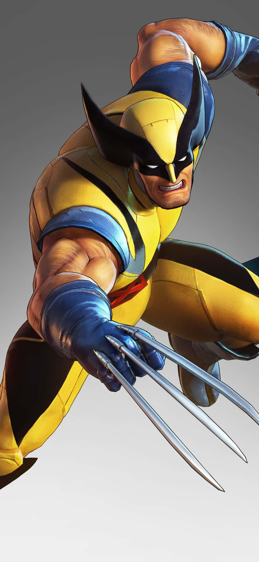 Wolverineiphone Xs Marvel Bakgrundsbild.