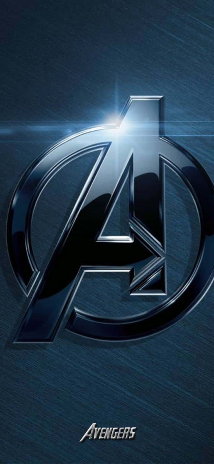 Sfondoiphone Xs Con Il Logo Degli Avengers Di Marvel
