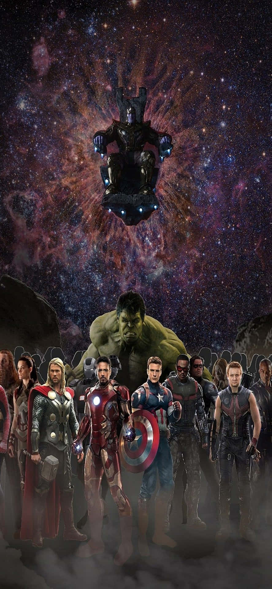 Holdir Deine Lieblings-marvel's Avengers Auf Dein Neues Iphone Xs.