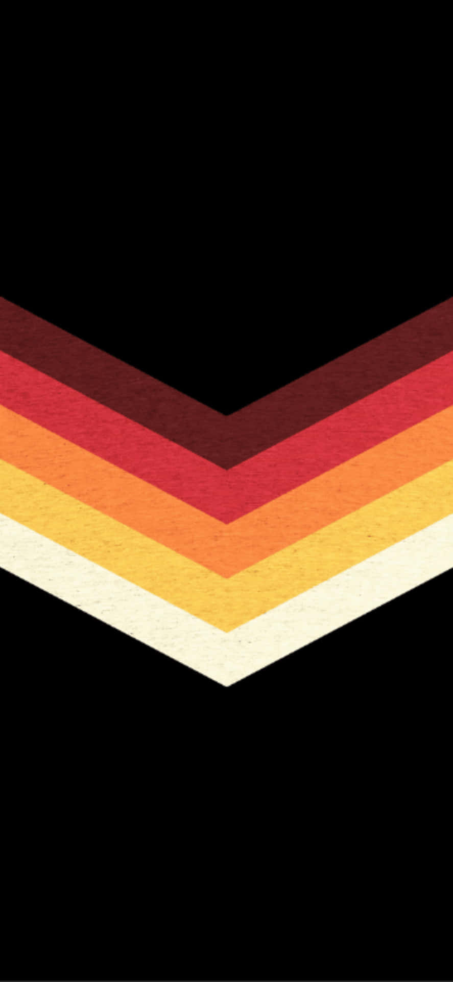 A Chevron With A Red, Orange, Yellow And Blue Color