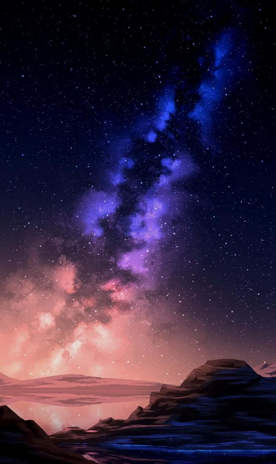 Iphone Xs Max Apple Background Galaxy Sky