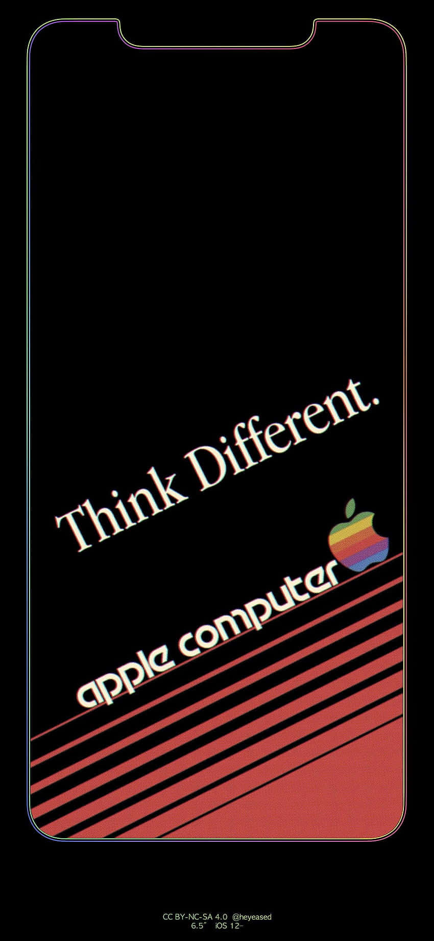 Iphone Xs Max Apple Background Think Different Background