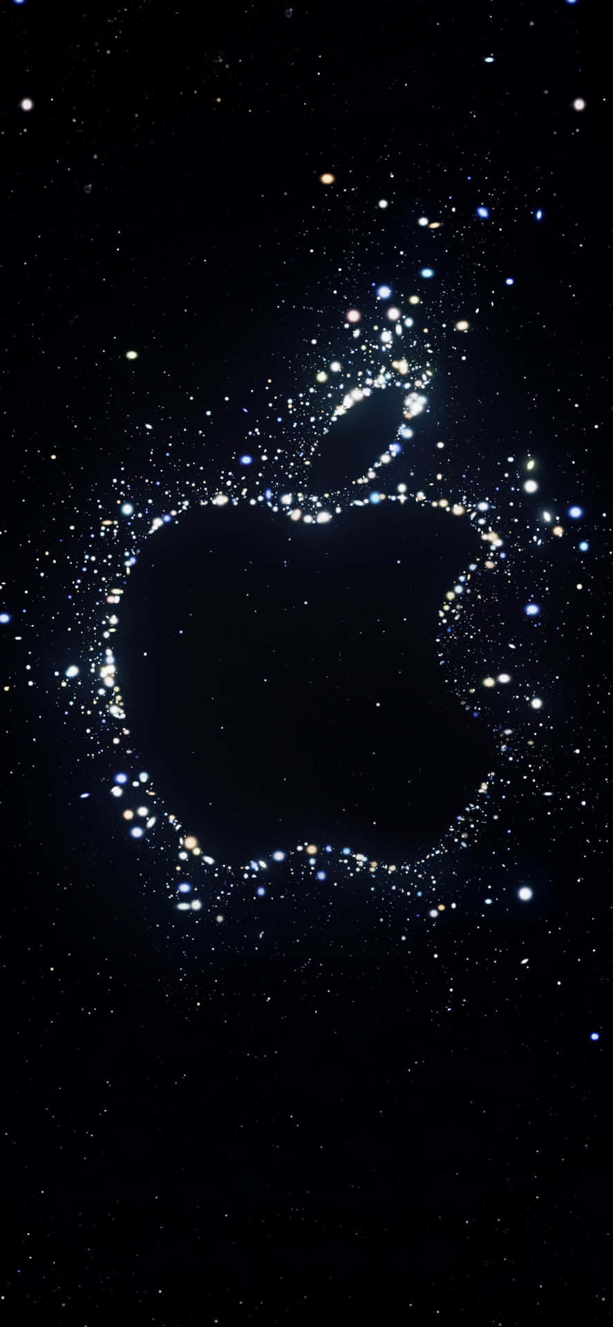 Iphone Xs Max Apple Background Light Particles Background
