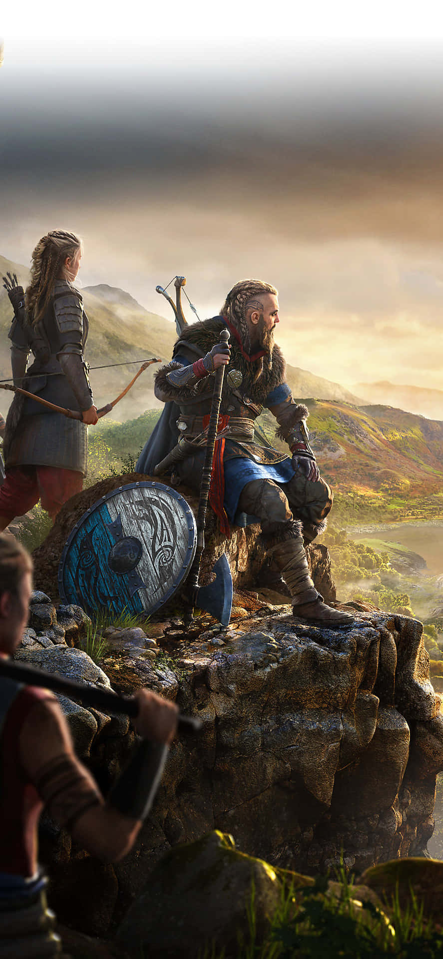 Sfondodi Viking Eivor Per Iphone Xs Max Di Assassin's Creed Valhalla