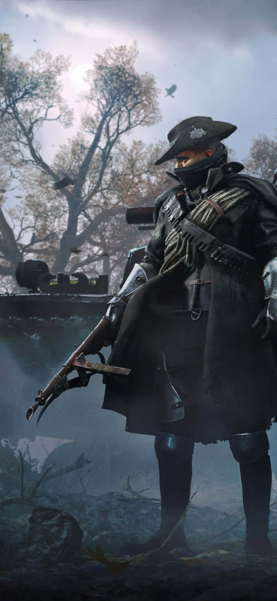 Iphonexs Max Battlefield V Capture Art Hintergrund.