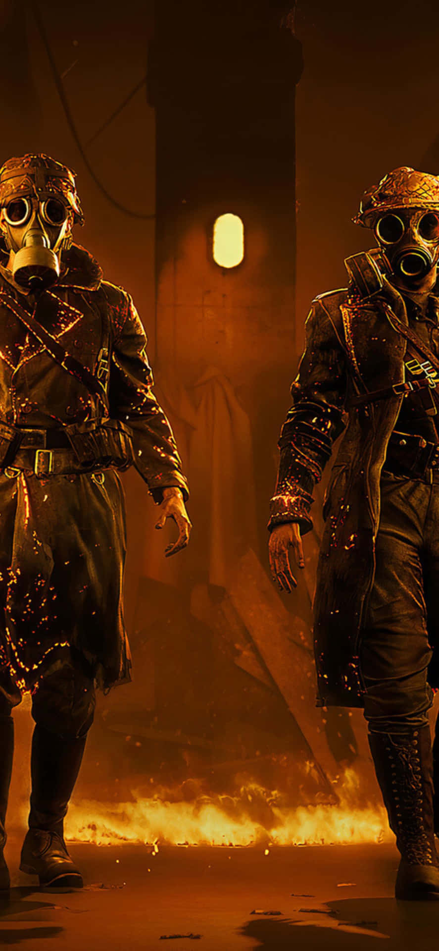 Iphone Xs Max Battlefield V Masked Soldiers Background