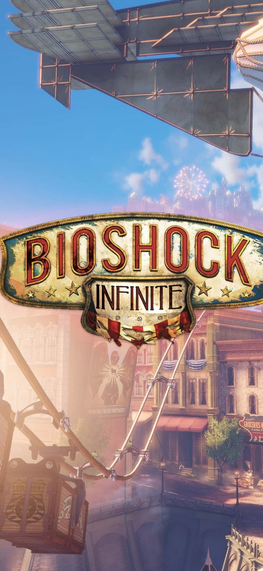Logoiphone Xs Max Bioshock Infinite Bakgrundsbild.