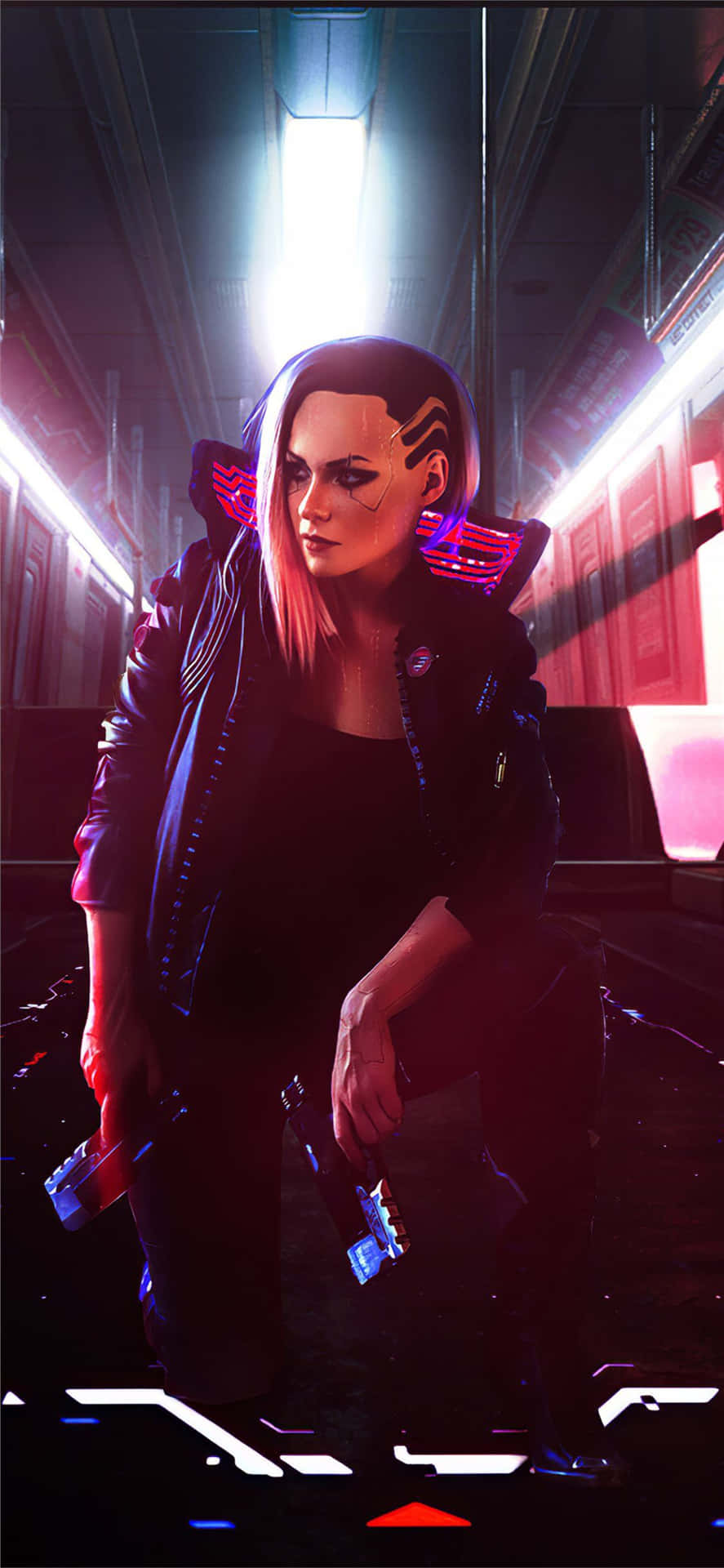 iPhone XS Max Cyberpunk 2077 Protagonist Valerie Background